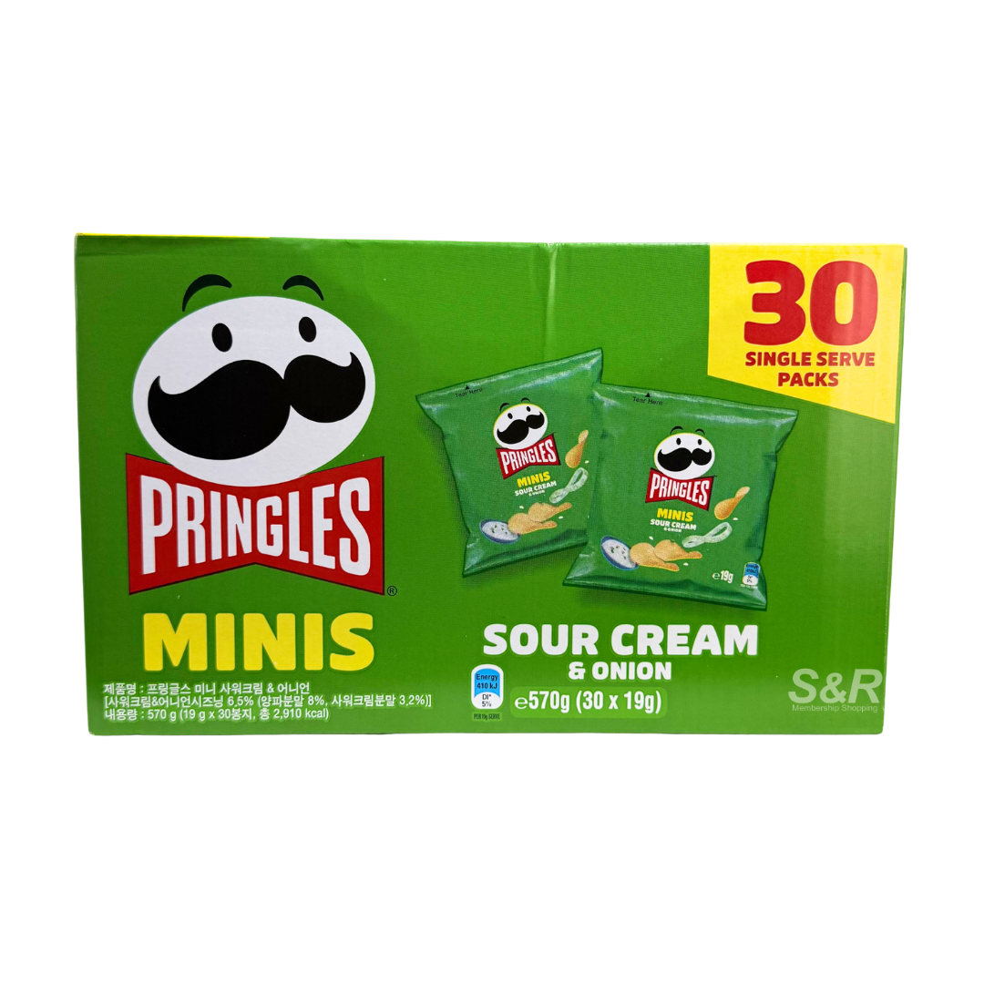 Pringles Sour Cream & Onion Minis 30 packs